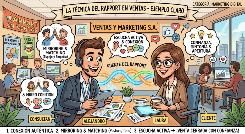 ALT: ejemplo de rapport con los clientes