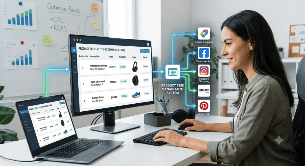 Feed de producto ecommerce