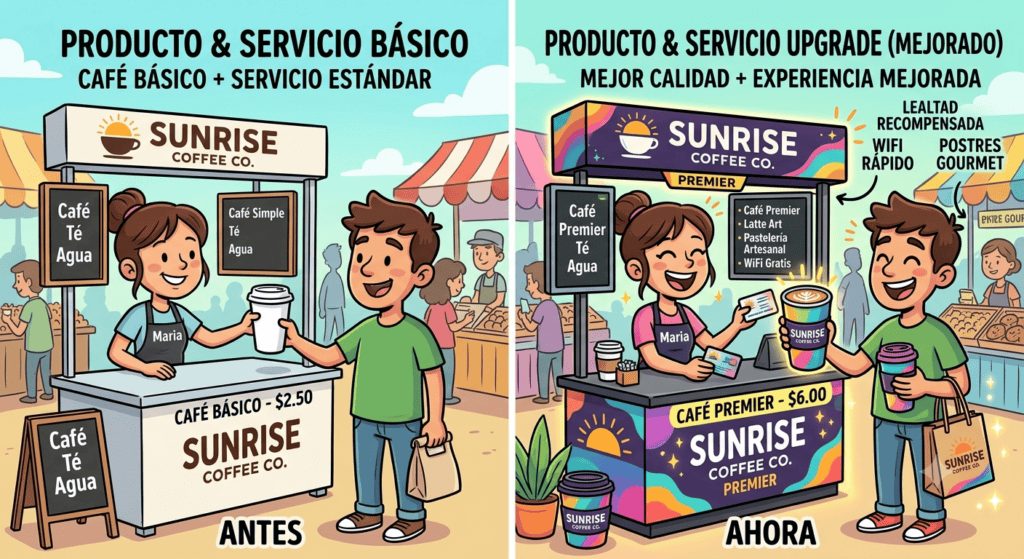 upgrade de productos y servicios